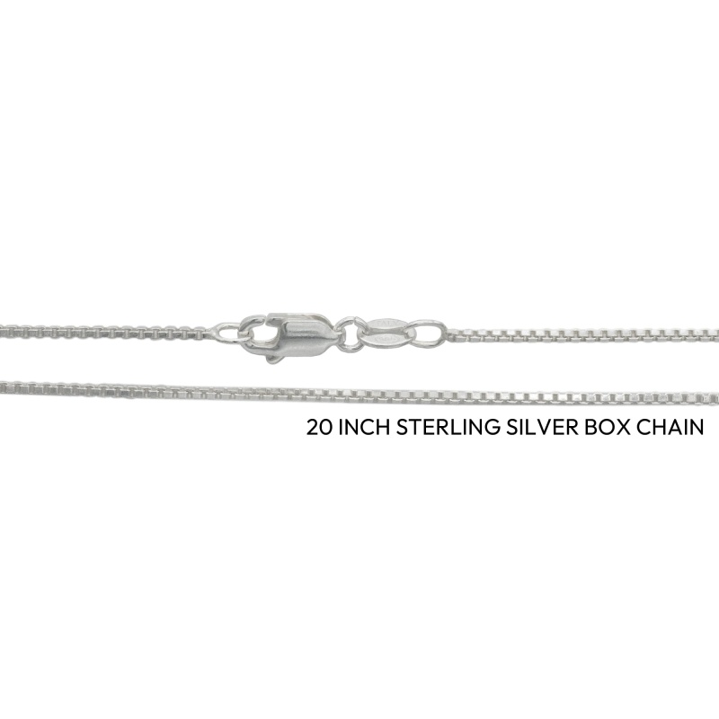 20" Sterling Silver 1.2Mm Box Chain
