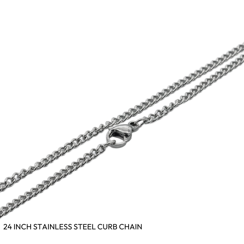 24" Stainless Steel Curb Chain