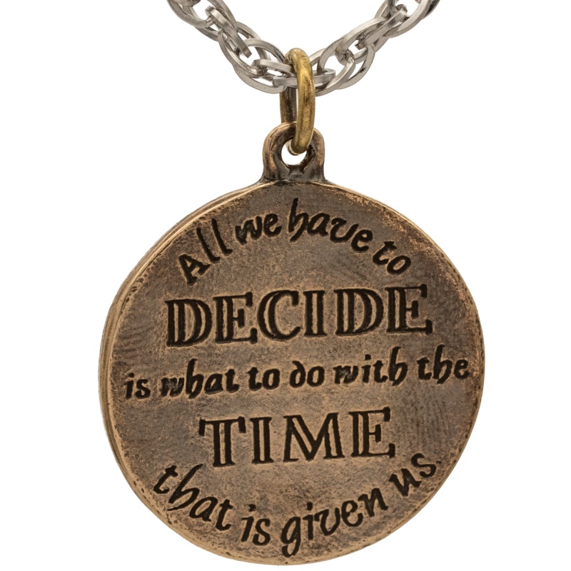 Wisdom of Gandalf Pendant in Bronze