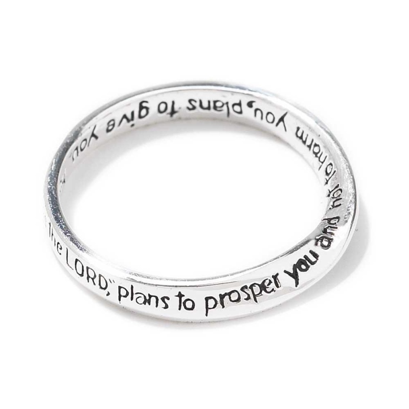 Ring Jer 29:11 Mobius Sil Plt Size 9