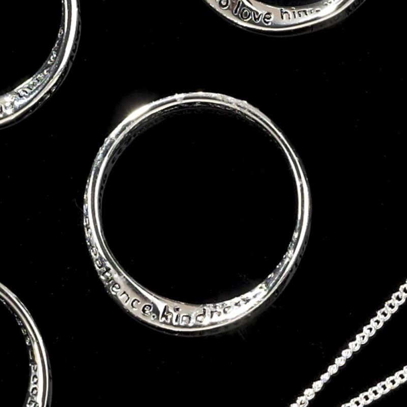 Silver Plated InspiRing – Size 10