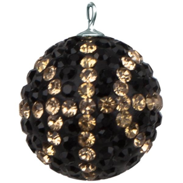 Game Time Bling Large Basketball - Jet/Light Colorado Topaz