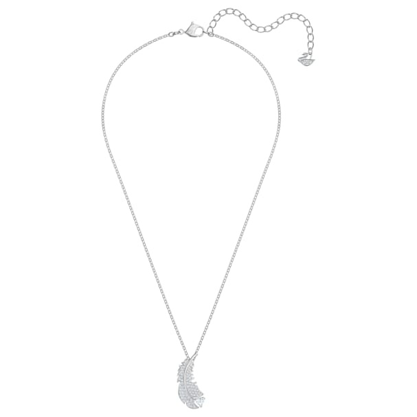 Swarovski Collections Nice Necklace, White, Rhodium Plated