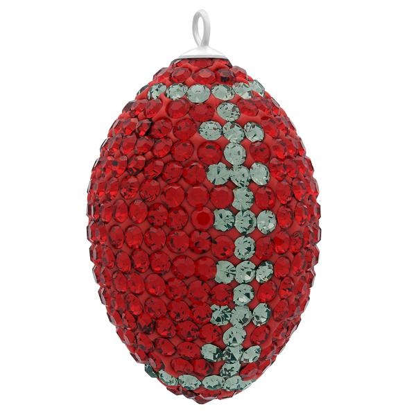 Game Time Bling Extra Large Football (No Ring) - Light Siam/Black Diamond