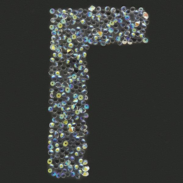 Dreamtime Crystal Sticker Greek Letter Gamma, 25Mm Height