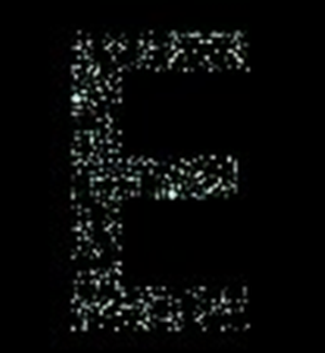Dreamtime Crystal Greek Letter Epsilon Sticker, 25 mm