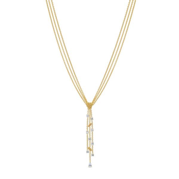 Swarovski Collections Botanical Necklace Y Gold