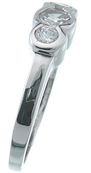 925 Sterling Silver Cubic Zirconium Ring