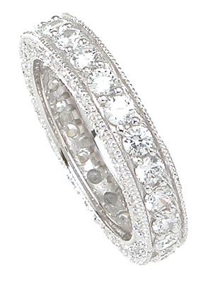 925 Sterling Silver Eternity Ring