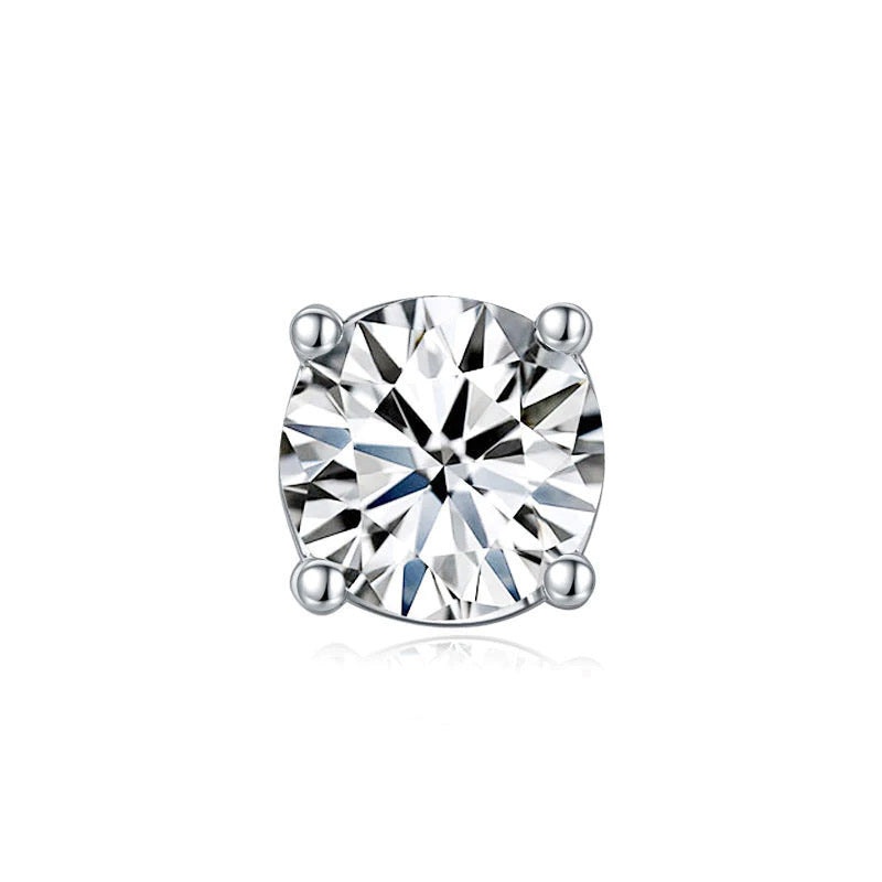 0.5 Carat Lab Grown Diamond Earrings (1 Piece) White Gold _1