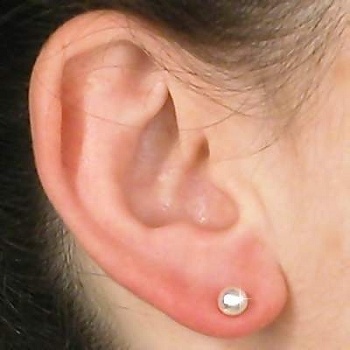 Sterling Silver 5Mm Simple Ball Stud Earrings