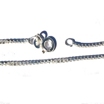 925 Sterling Silver 24 Inch 1.4Mm Wide Box Neck Chain Necklace