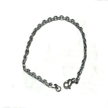 Stainless Steel 7 7/8 Inch Link Chain Bracelet