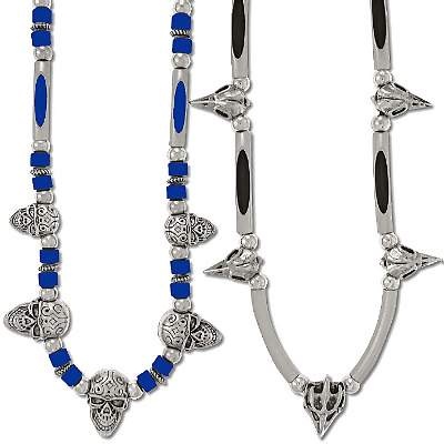 New Industrial Tribal Biker Skull Necklaces
