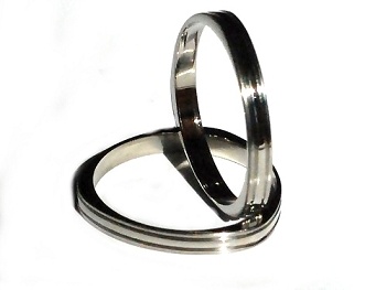 Men's 316L Stainless Steel 3 Corners 4Mm Ring Band