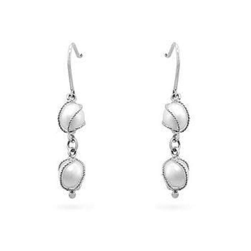 White Gold Pearl Drops