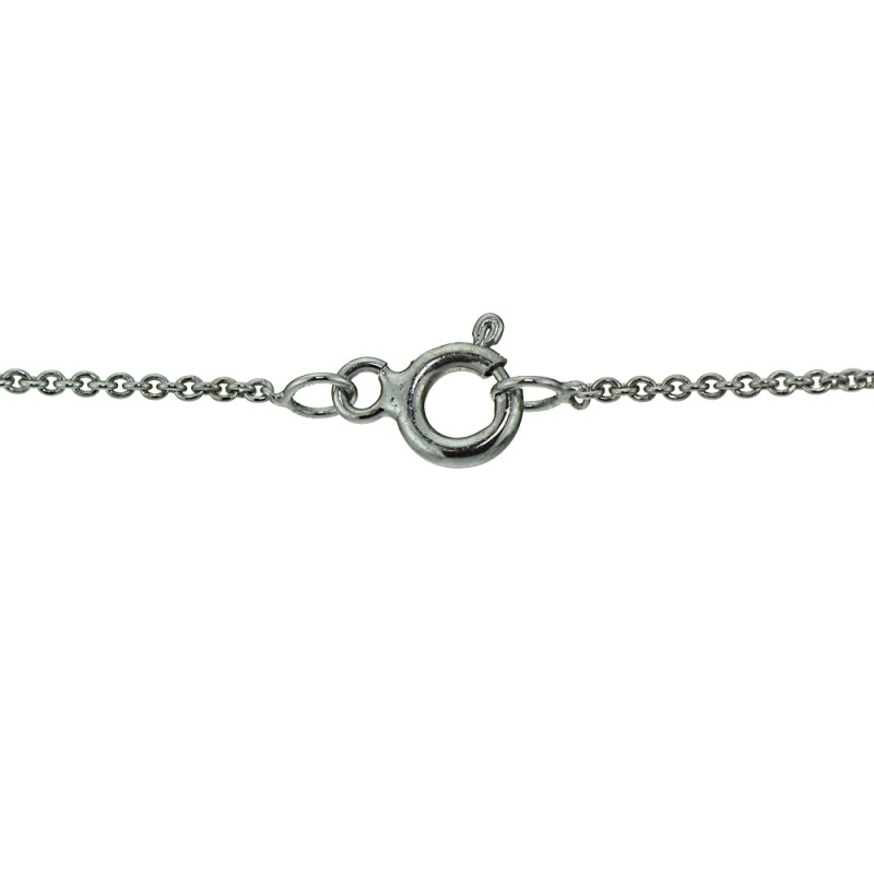 Three-Finish 1mm Rolo Cable Chain Necklace Set